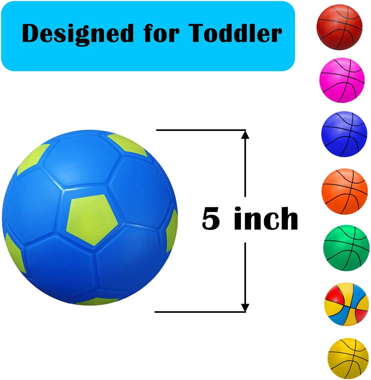 ABAJI 5 inch mini rubber basketball for kids with hand pump and needle - view 15