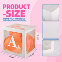 Baby Boxes with 30 PCS Letters - 5 PCS Balloon Box-78 Letter - image 3