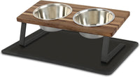 Aivituvin Elevated Dog Bowls, 15°Tilted Raised Cat Food Bowl - Small