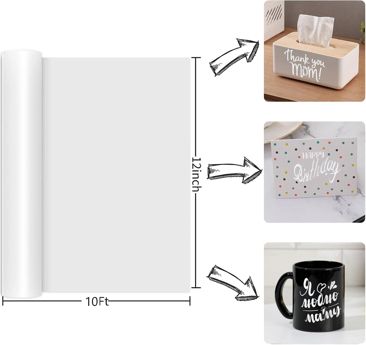 Prime Vinyl Permanent Vinyl - Matte White / 10FT - image 2