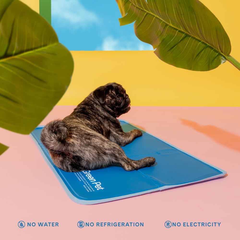 The Green Pet Shop Cool Pet Pad, Self-Cooling - Large / Blue - image 4