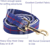 SuperBuddy Dog Collar, Adjustable Dog Collar with Bowtie - Large / blue-1 - image 3