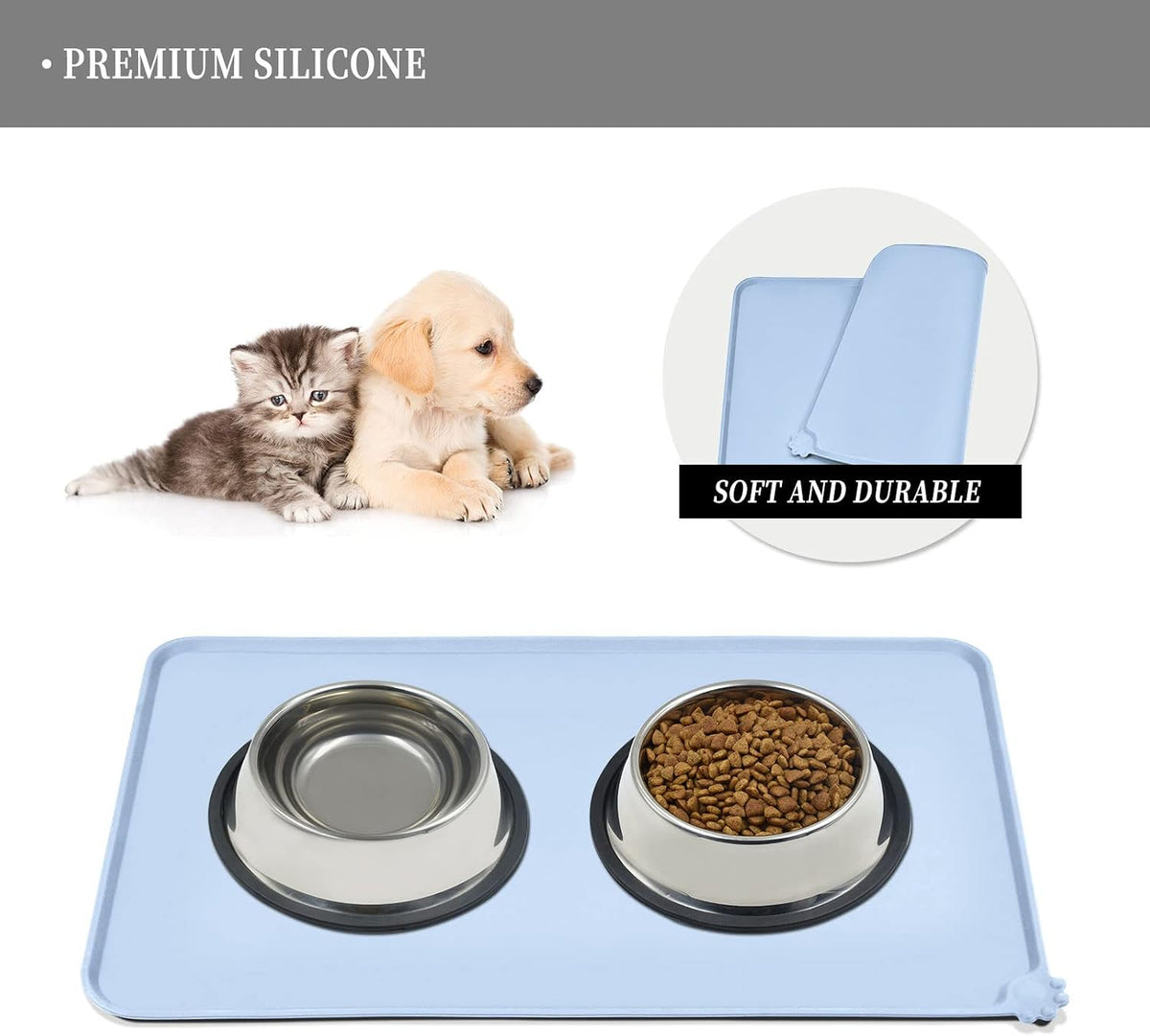 Reopet Silicone Pet Feeding Mat - Warship / 28" x 18" - image 3