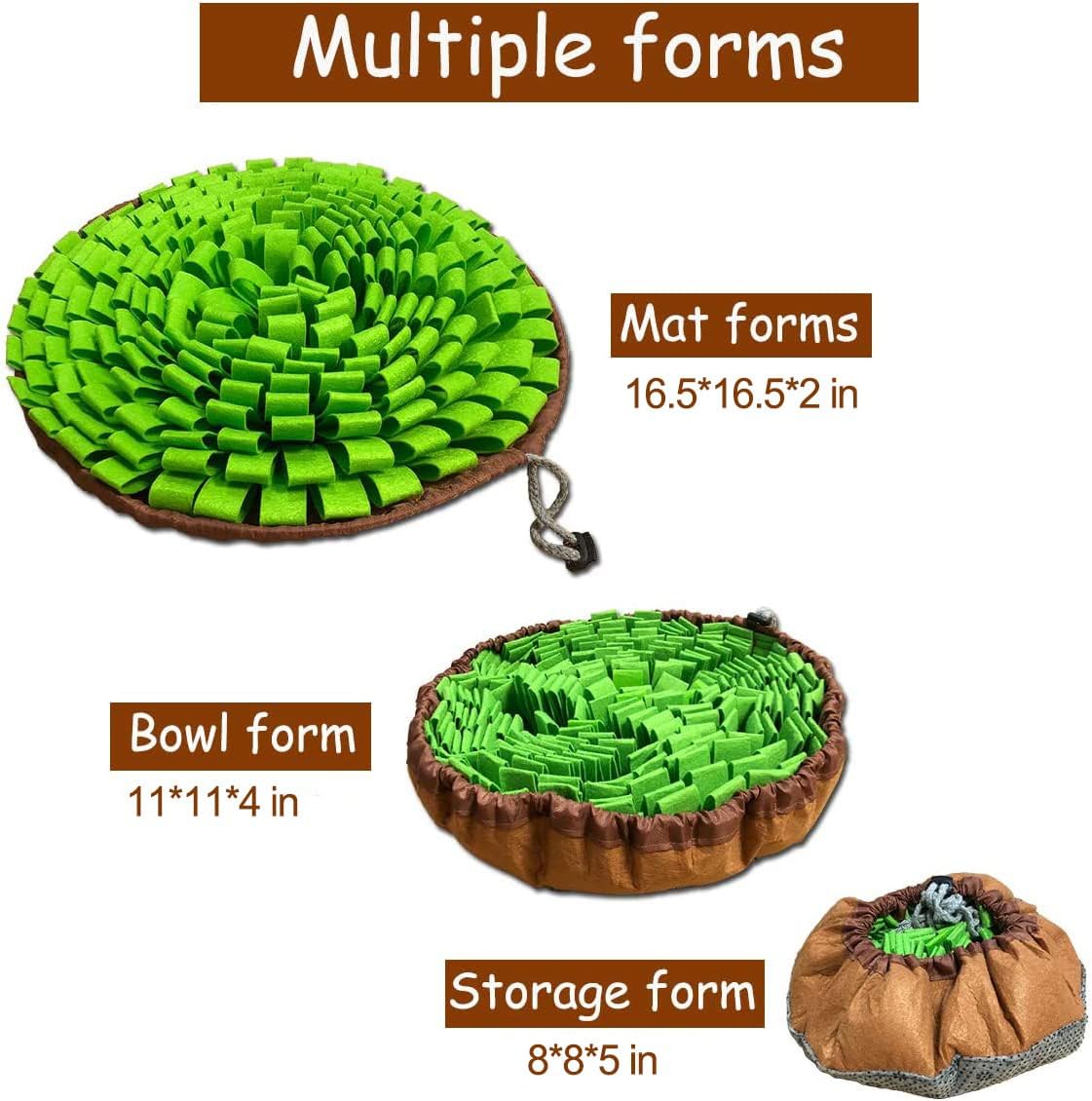 Dog Snuffle-Mat Slow-Feeder-Bowl - Single - image 2