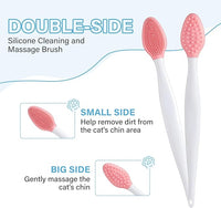 Cat Chin Acne Care Kit - Gently Removes Cat Chin Blackheads, Equipped with Cleansing Brush, Cruelty-Free, Nurtures Cat's Chin Softness and Freshness, 1.01 fl. oz