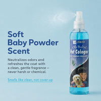 Pet Cologne, Long Lasting Scented Dog & Cat Deodorizing Spray - Baby Powder - 2 Pack - image 3