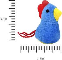 Catnip Cat Toy, 2 Pack Chicken Bird Interactive Chew Kicker Toys, cat Toys for Indoor Cats, Boredom Relief Kitten Exercise, Soft Durable for All Breed