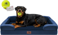 Waterproof Orthopedic Dog Bed for Extra Large Sized Dogs – Essentials for Dogs - 45 x 35 x 9 in / Royal Blue