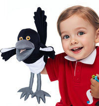 Steve and Maggie Plush Toy, Maggie Hand Puppet for Kids 1+ - Small