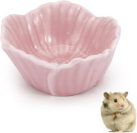 Small Ceramic Pet Hamster Bowl - s,1pc / Pink