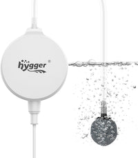 hygger 1.5 Watt Mini Aquarium Air Pump - White