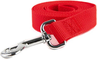 Nylon Dog Training Leash, Traction Rope - 3/4'' x 6 FT / Red - image 2