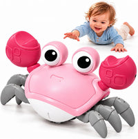 Pbooo Crawling Crab Baby Toy - Pink Crab