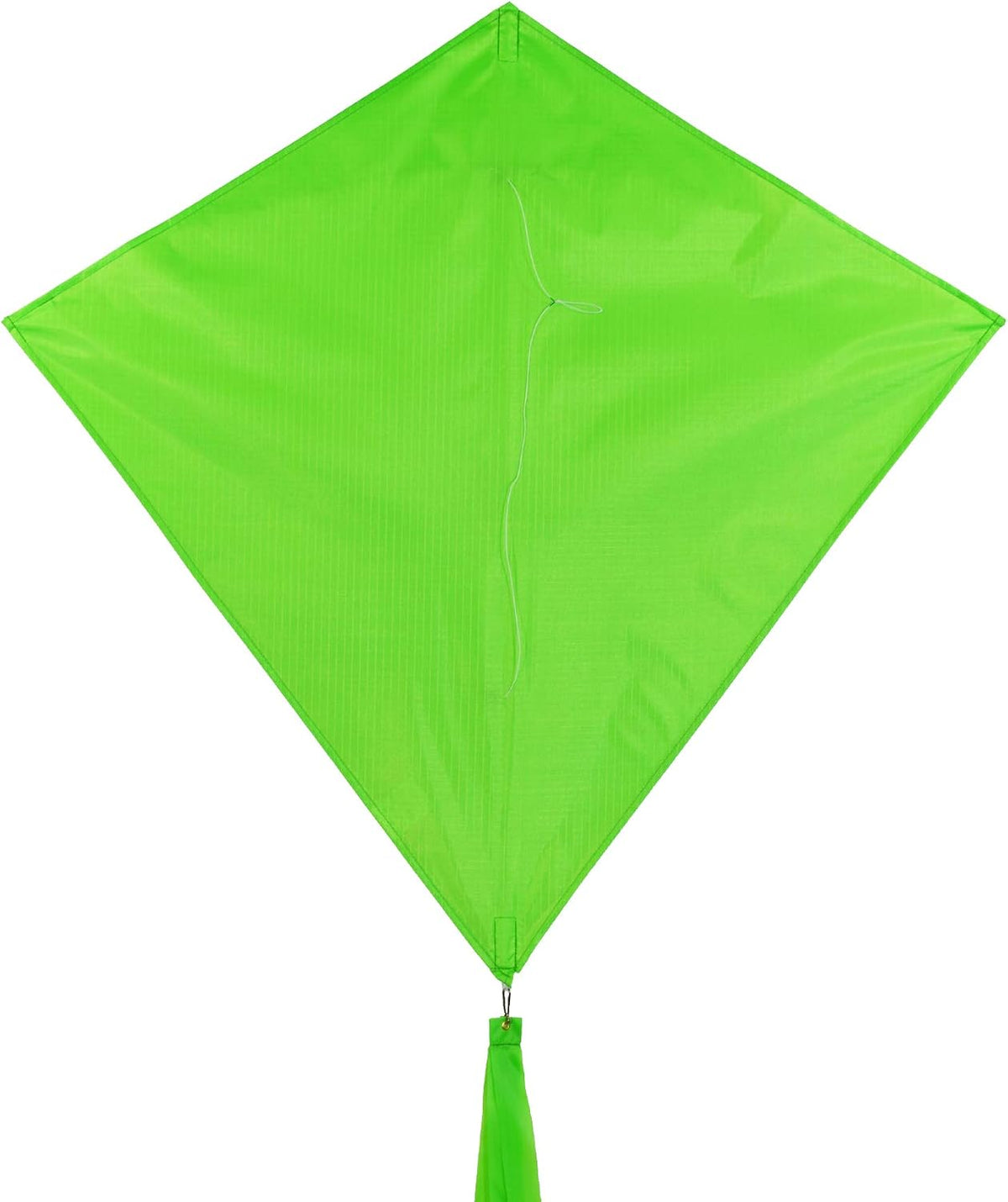 In the Breeze 3325, Coconut 30 Inch Diamond Kite, Solid White - Lime
