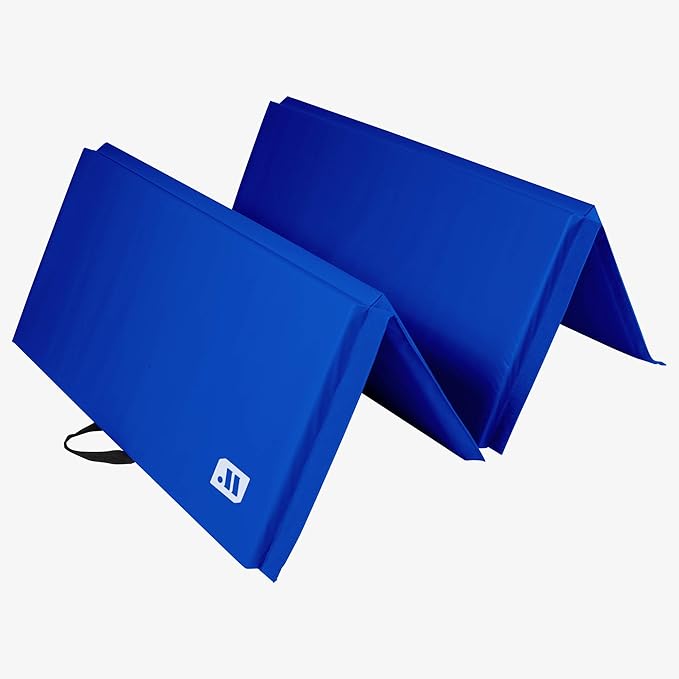 We Sell Mats - 4 ft x 8 ft x 2 in Personal Fitness & Exercise Mat for Home Workout - Lightweight and Folds for Carrying – All Purpose Home Gym Mat – Thick Mat for Yoga, Pilates, Stretches, and Floor Exercises
