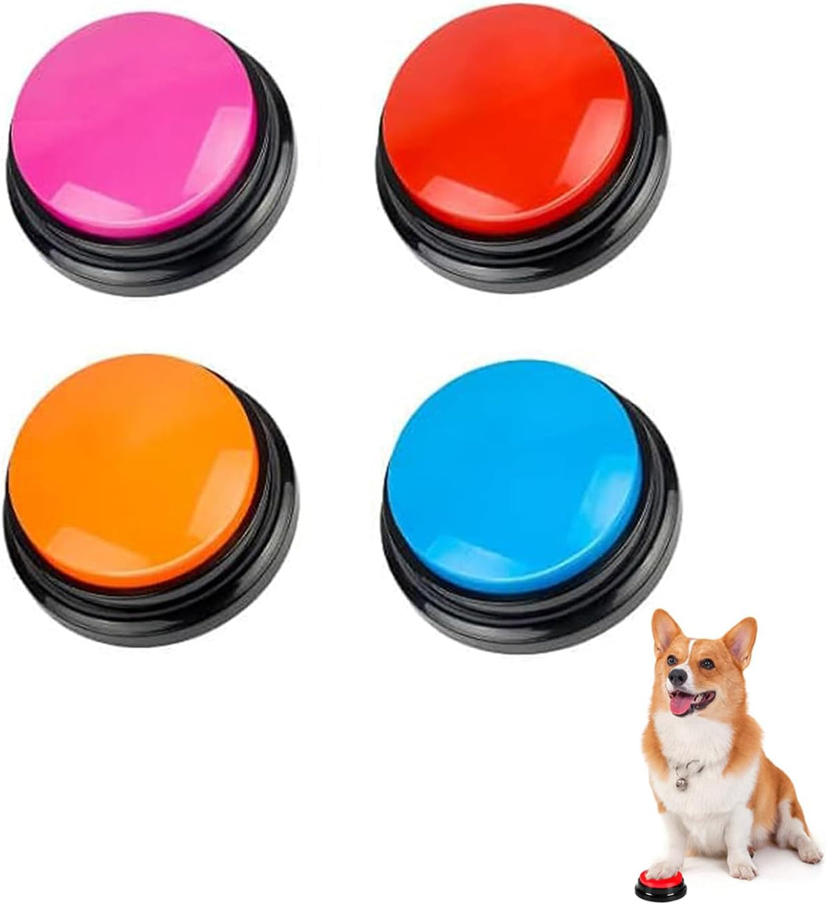 BoArt Voice Recording Button - 4 Sets