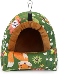 Wontee Bird Nest House Winter Warm Snuggle Hut Bird Bed Hanging - Medium / Green - image 3