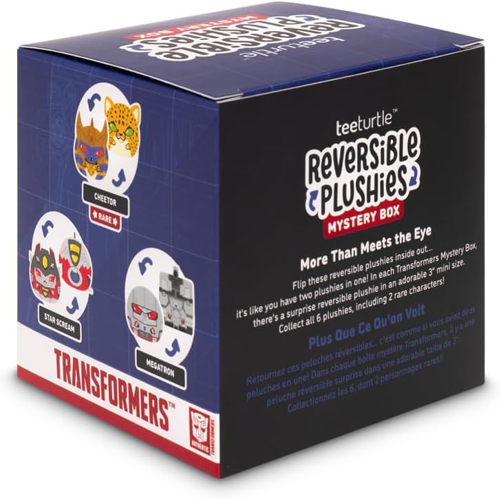 TeeTurtle Cute Cryptids Series 3 Inch Reversible Plushie Mystery Box – Fun for Kids & Family - Transformers Series - image 3
