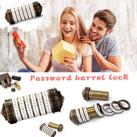 LJOYKID bronze mini cryptex letter lock puzzle box with hidden compartment - view 2