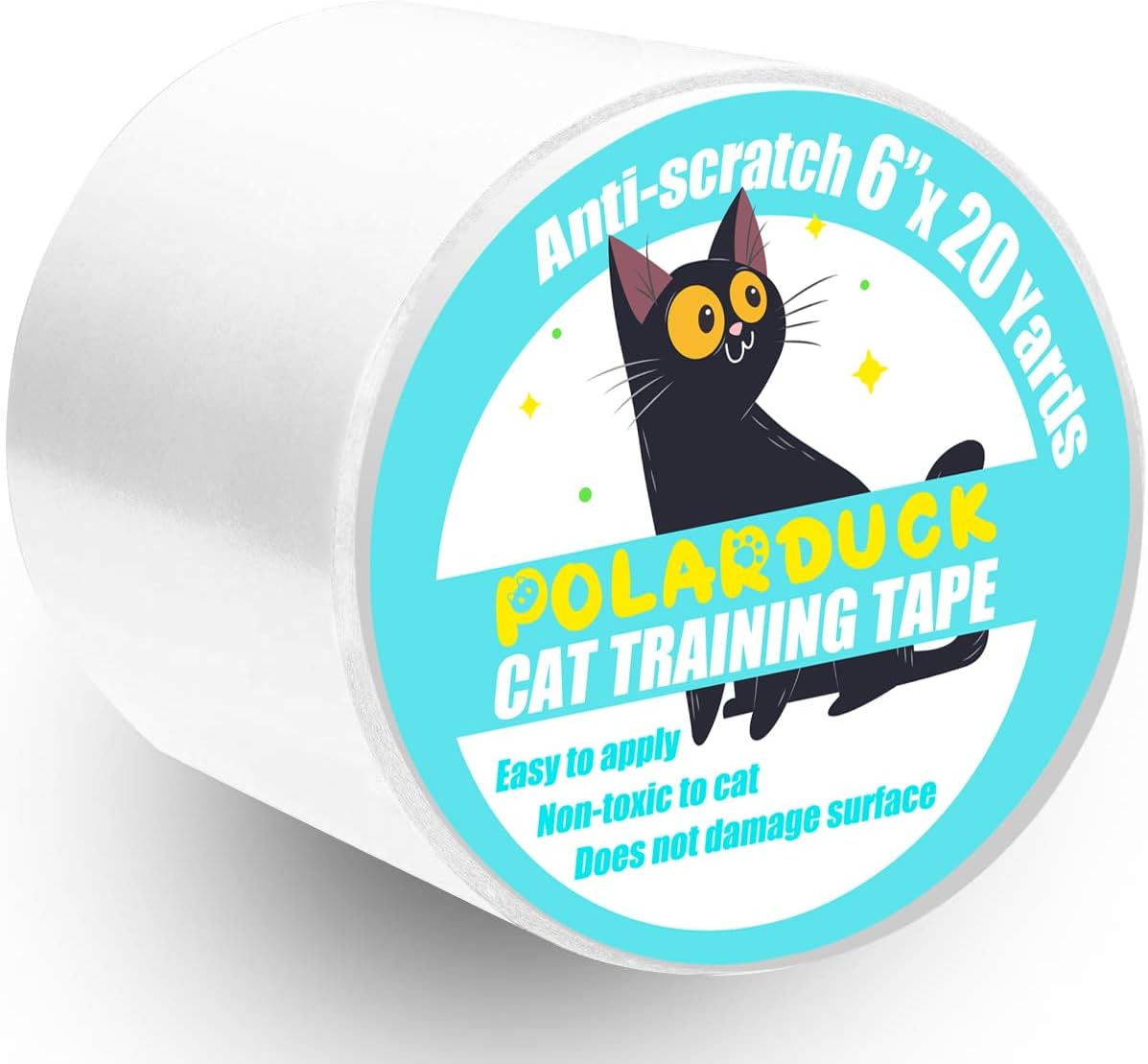 Anti Cat Scratch Tape: 4 inches x 30 Yards Cat Training Tape 100% - 6 Inches X 20 Yards