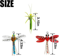 TTcat 3 Pack Grasshopper Cat Wand Refills - 3Pcs (Dragonflys+Grasshopper) - image 2