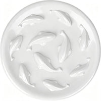 Slow Feeder Bowl for Cats and Small Dogs - White