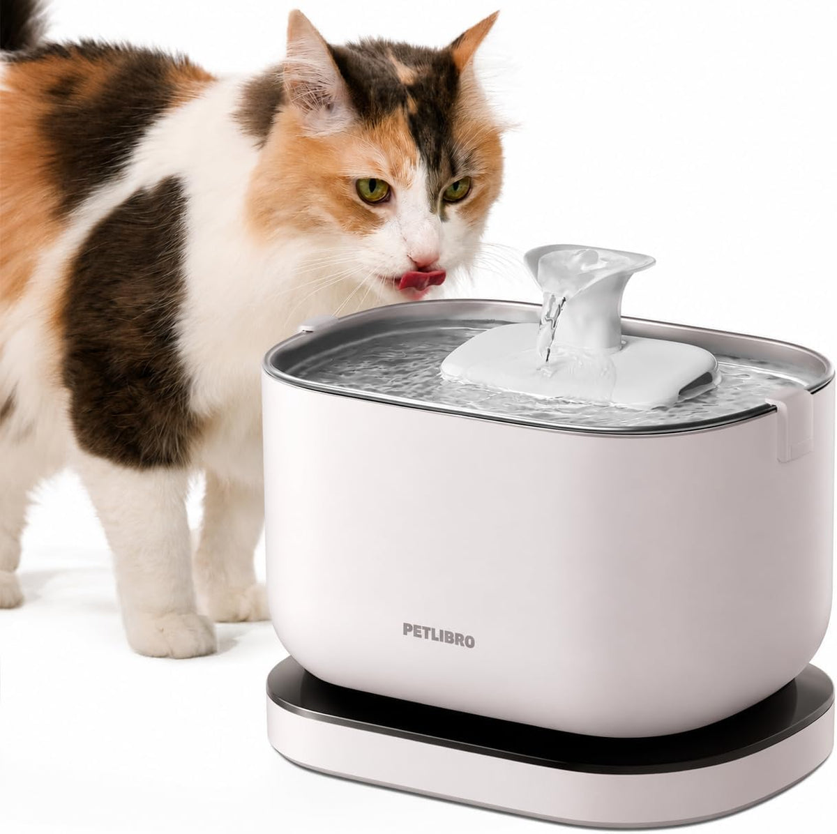 PETLIBRO Cat Water Fountain - White / Cordless Fountain