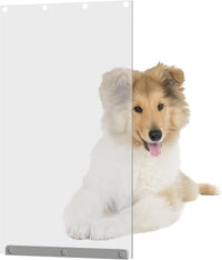 TonGass 10" x 18" Pet Door Flap Large Transparent Dog Door Flap - 1 / Large