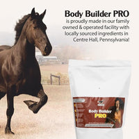 Body Builder Pro, Horse Weight Gain Supplement, Premium High Fat Energy Booster, with Whey Isolate and Concentrate Protein, 4lb Bag