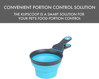 Dexas Popware for Pets Collapsible Klip Scoop - 1 Cup Capacity / Blue - image 3