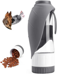 Upgraded Dog Water Bottle - 20oz/Grey