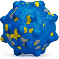 1.96'' Dog Balls for Dogs Aggressive Chewers Indestructible Tennis Durable Bouncy Interactive Dog Toy Balls for Fetch Game Floating Training(Blue Small)