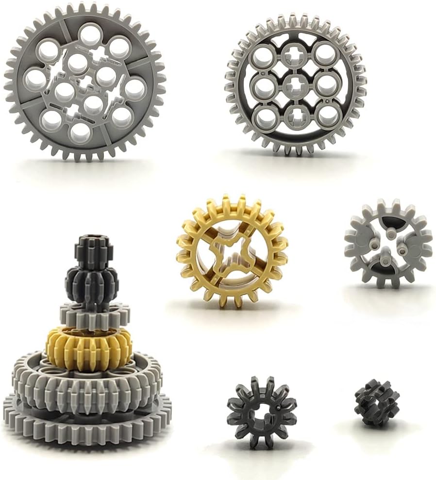 dspitwod 420 piece technic parts set with liftarms, beams, axles and connectors - view 8