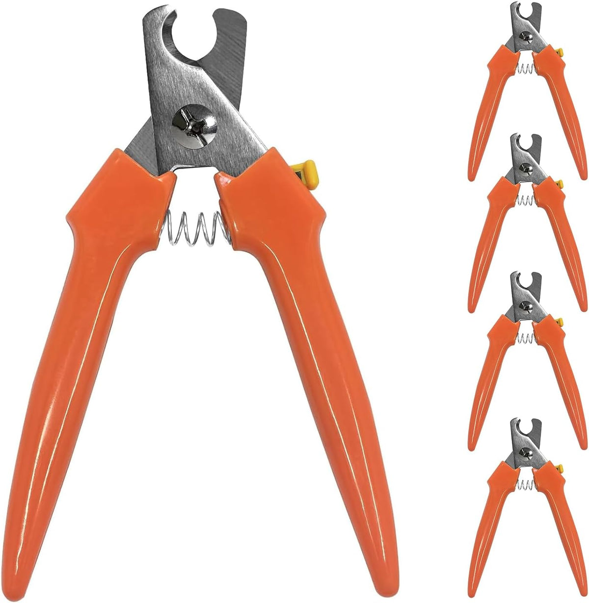 Dog Nail Trimmers #767C, Large and Small Breed Pet Nail Clippers – Essentials for Dogs - Oranges