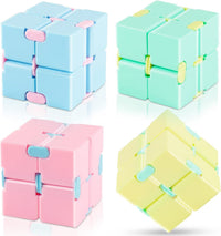 4 Packs Infinity Cube Toy Game for Kids and Adults - 4 Pack
