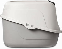 Amazon Basics No-Mess Hooded Enclosed Cat Litter Box with Odor - Standard (Pack of 1) - image 3