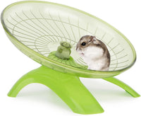Hamster Wheel Flying Saucer Silent Exercise Wheel Running Wheel - Green