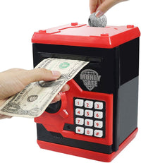 HUSAN rose gold electronic ATM piggy bank for kids with password keypad - view 9