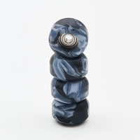 RACOFSB fingerboard wheels with bearings in black mix swirl color, set of 4 - view 9