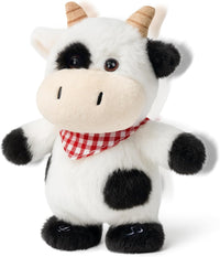 Hopearl Talking Singing Cowgirl Repeats What You Say Girl Walking - Cow with Bib