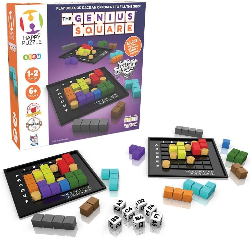 The Genius Square from the Happy Puzzle Company