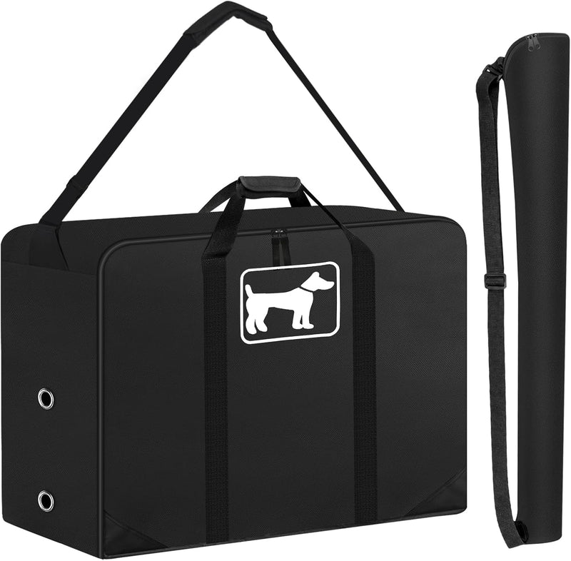 SIRUITON 2Pack 600D Dog Playpen Storage Bag Fits 32" H 8 Panels & 9 - 50 inch