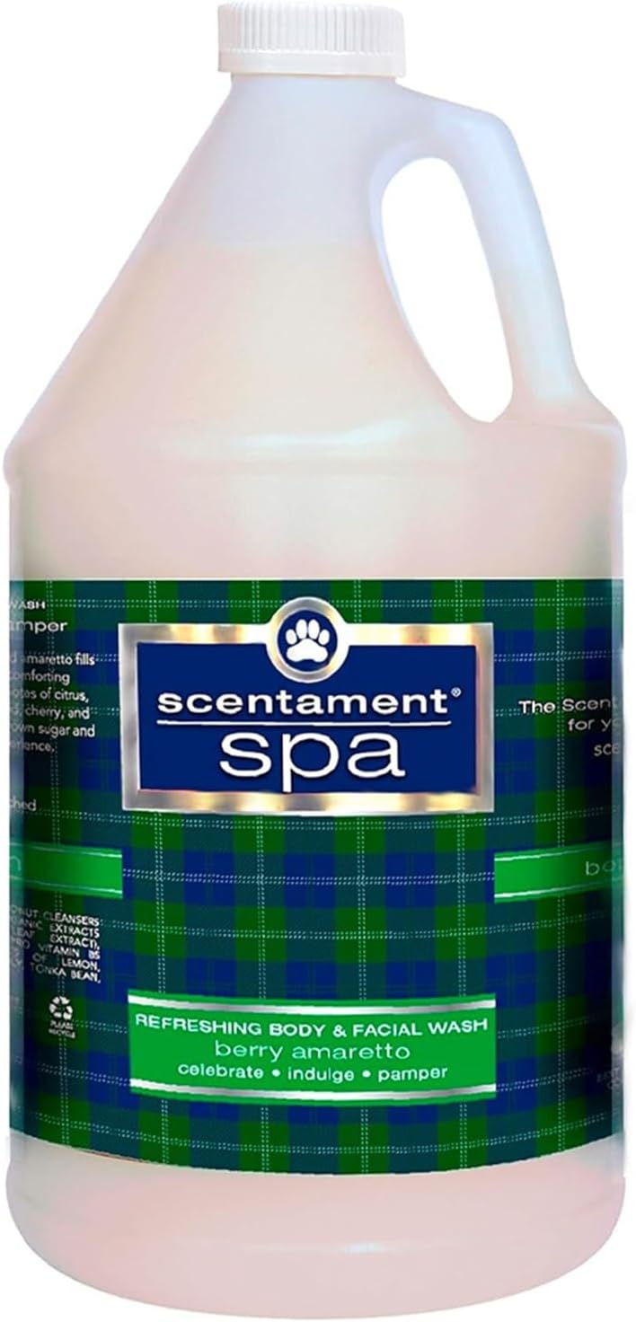 Best Shot Pet Scentament Spa Seasonal Facial & Body Wash - Berry Amaretto / 128 Fl Oz