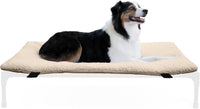 K&H Elevated Dog Bed Pet Cot Pad, X-Large 50x32 Tan – Essentials for Dogs - Large (30 in x 42 in)
