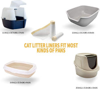 KONE jumbo cat litter box liners 36 x 18 inch with drawstring handles, 14 count - view 4