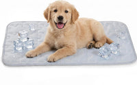 Cooling Dog Mat Large, Breathable 3D Mesh No-Gel Pad - Gray / 29" * 18"