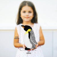 Penguin Plush Toy, 10" Stuffed Animal Small Plushie Doll, Soft Fluffy Like Real Penguin Hugging Toy - Present for Every Age & Occasion