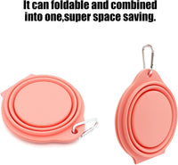 SLSON Collapsible Dog Bowls - Coral Pink - image 3