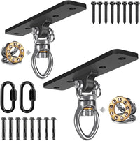 Dolibest Heavy Duty Swing Hanger - Black Hangers- 2 Pack