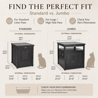 New Age Pet ECOFLEX Litter Loo Enclosure - Black / Standard - image 4